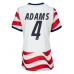 Förenta stater Tyler Adams #4 Hemma matchtröja Dam VM 2026 Kortärmad Billigt